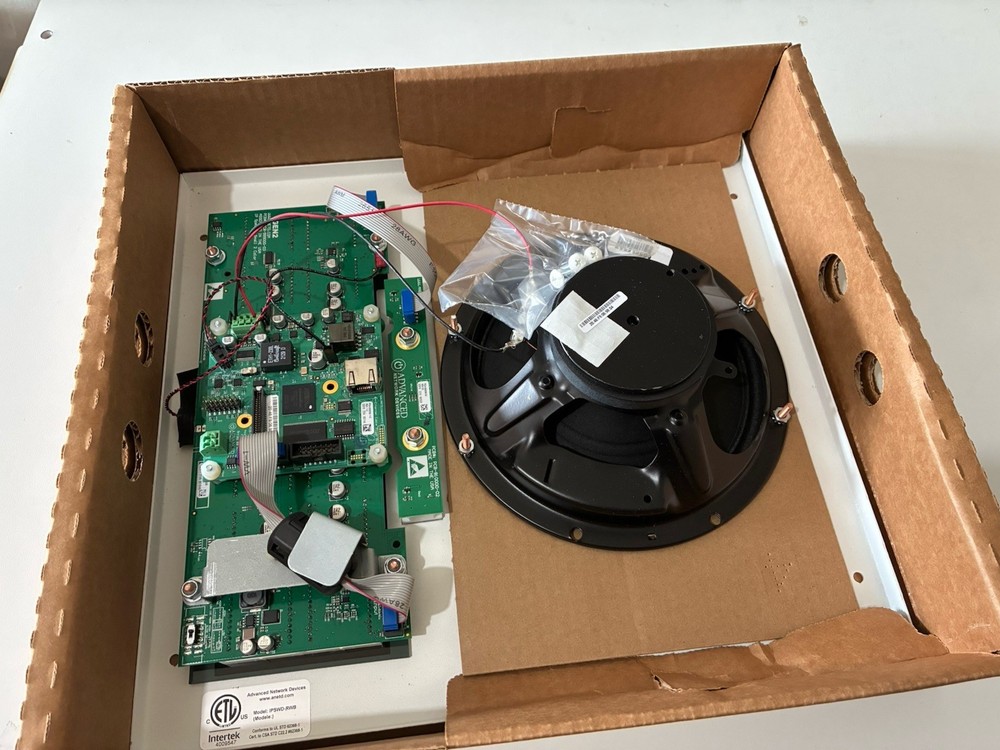 Advanced Network Devices IPSWD-RWB Surface Mount IP Speaker with LED Display