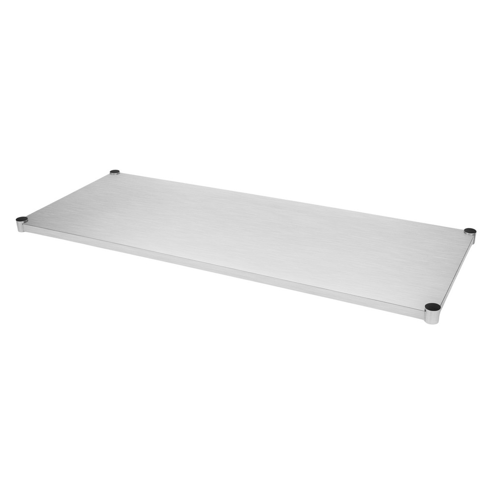 Under Shelf Stainless Steel Wide Double Over-panel for Prep Table Commerce/Home