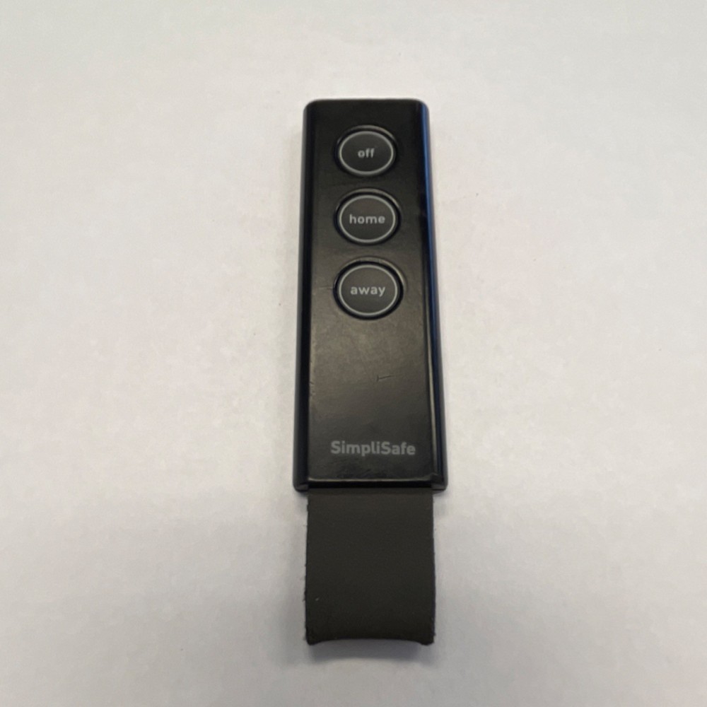 SimpliSafe Remote Control Key Fob Black for Home Security System