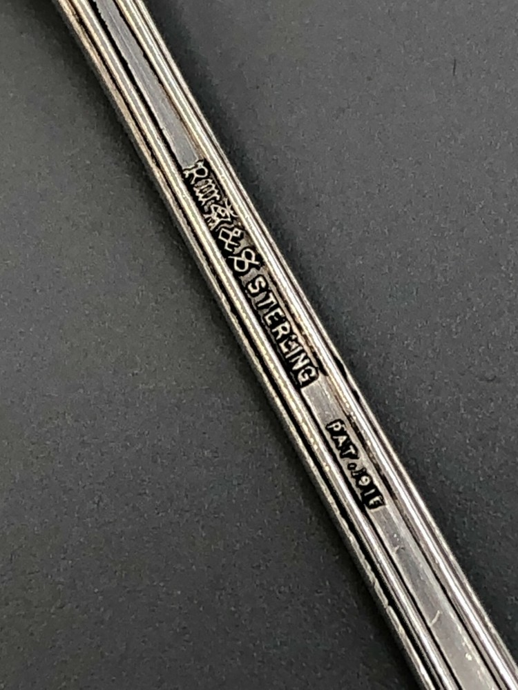 Dauphine by Wallace Sterling Silver Olive or Pickle Fork 5.75"