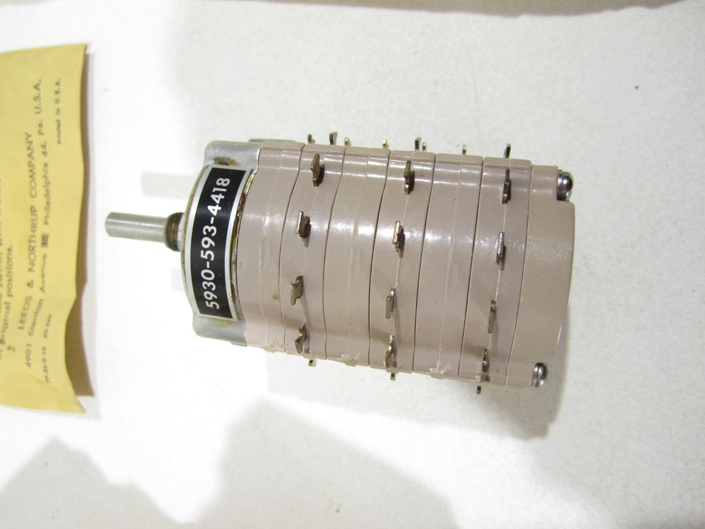Leeds & Northrup Type 31-3 Rotary Selector Switch UNUSED