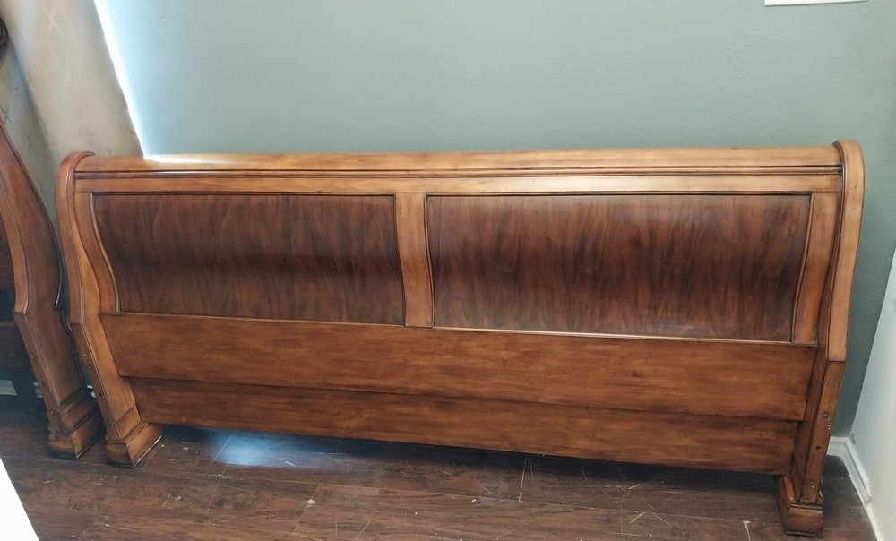 Ethan Allen Tuscany Sleigh Bed King Bed Frame