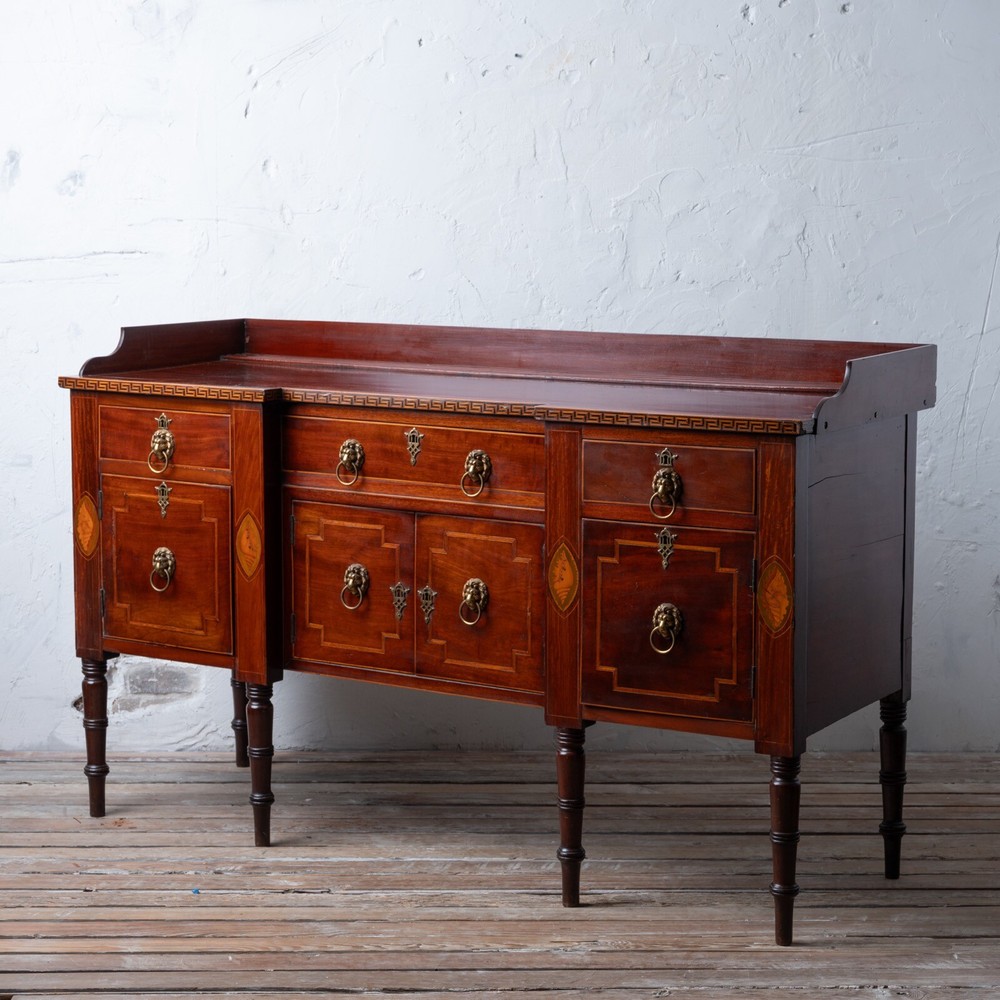 Regency Inlaid Mahogany Sideboard, c.1820