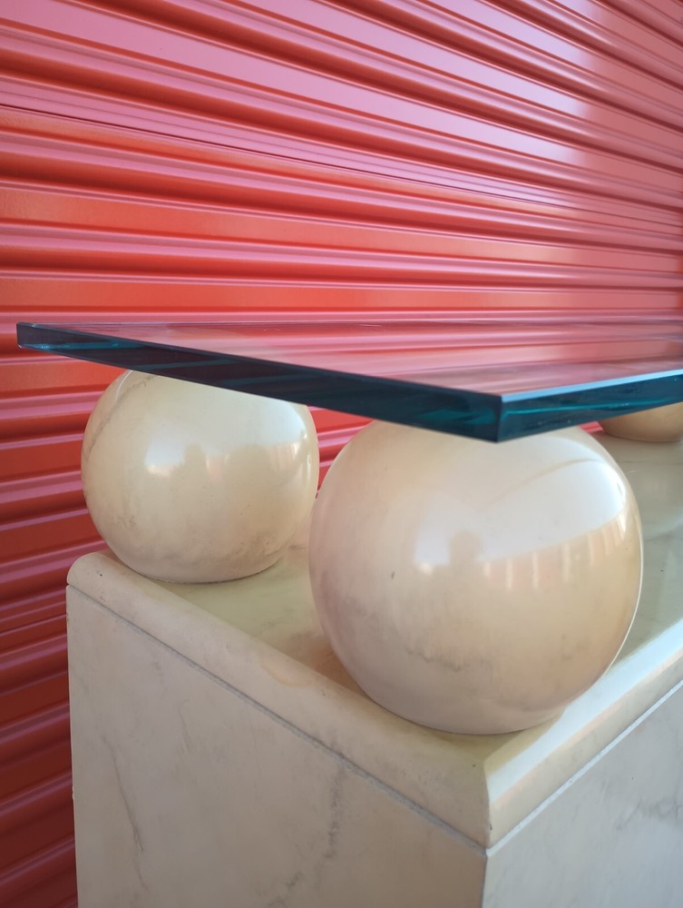 Style Postmodern Tessellated Credenza Buffet Dry Bar
