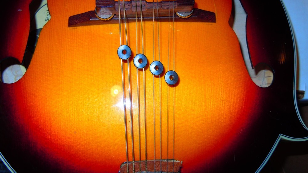 16 (4 sets) Mandolin String Overtone Grommet Dampers Fast Shipping!