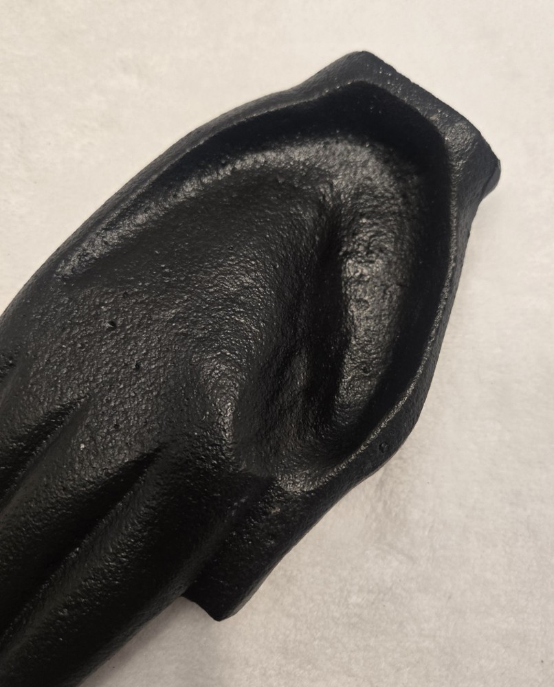 Cast Iron Single Right Hand Tray/Dish Black