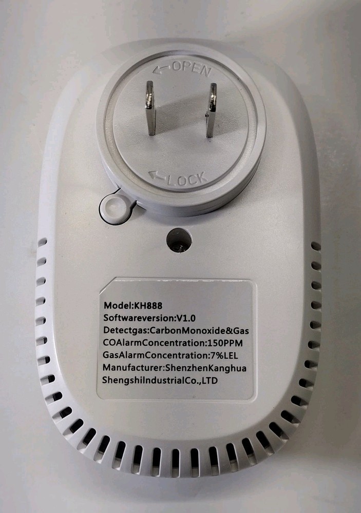 Natural Gas & Co Detector model:KH888 please Read Description