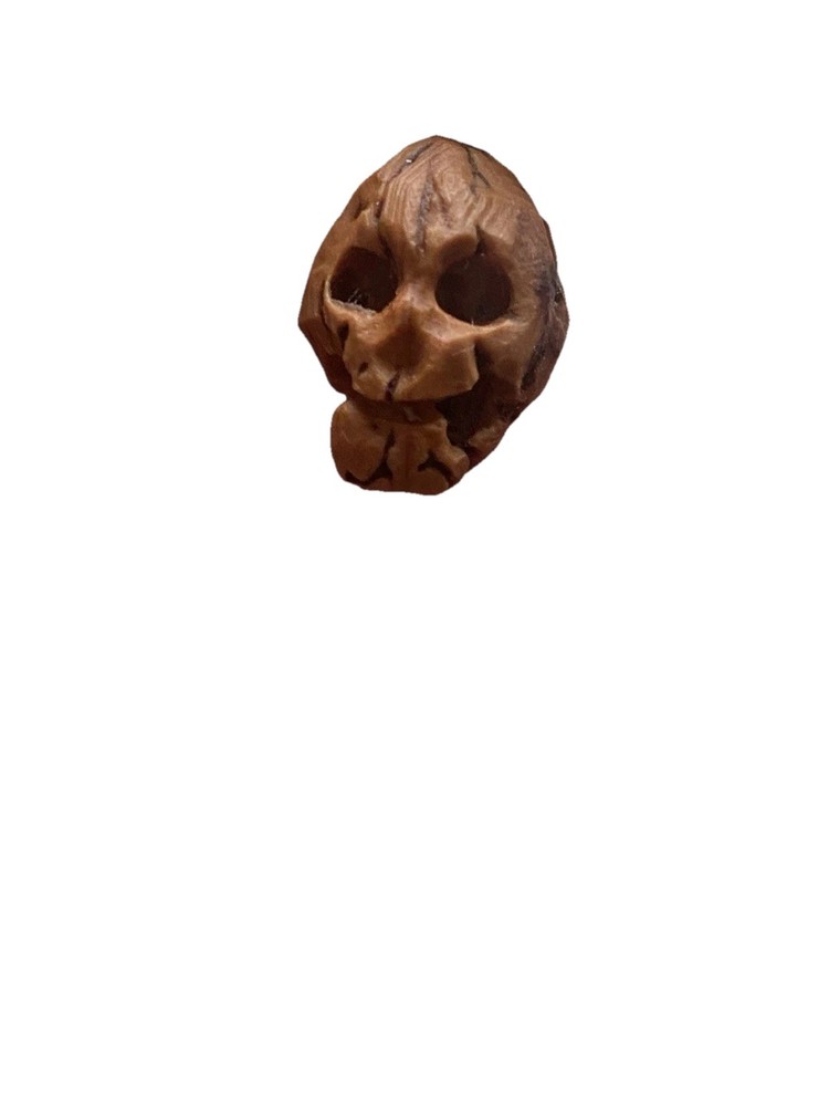 Miniature Skull 11   Carved From Peach Pit