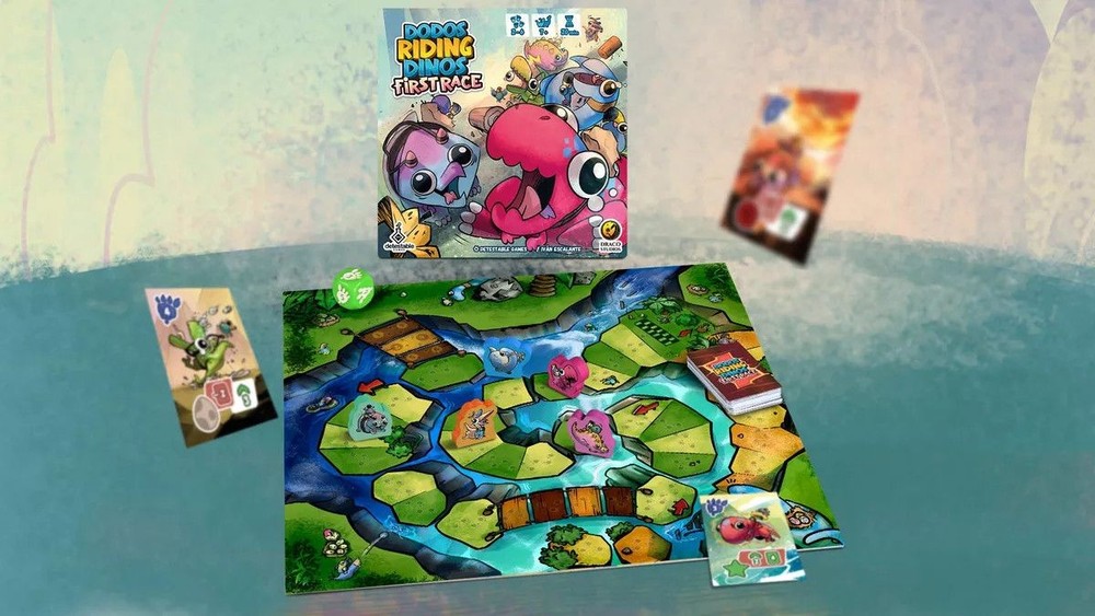 Draco Studios: Dodos Riding Dinos: First Race - Board Game