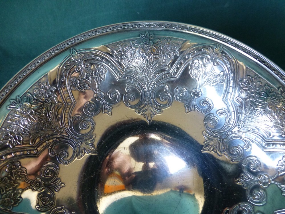 Antique Wilcox Silver Plate Two Handled Compote