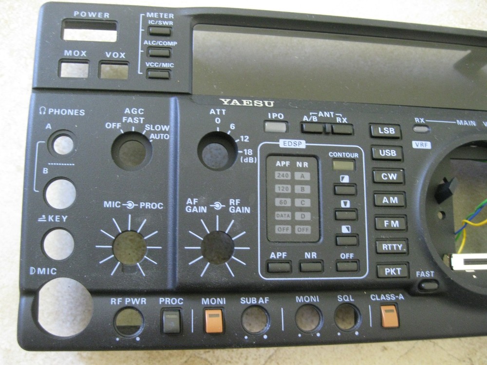 Yaesu FT-1000MP Mark V Field FRONT Panel in Very Nice shape
