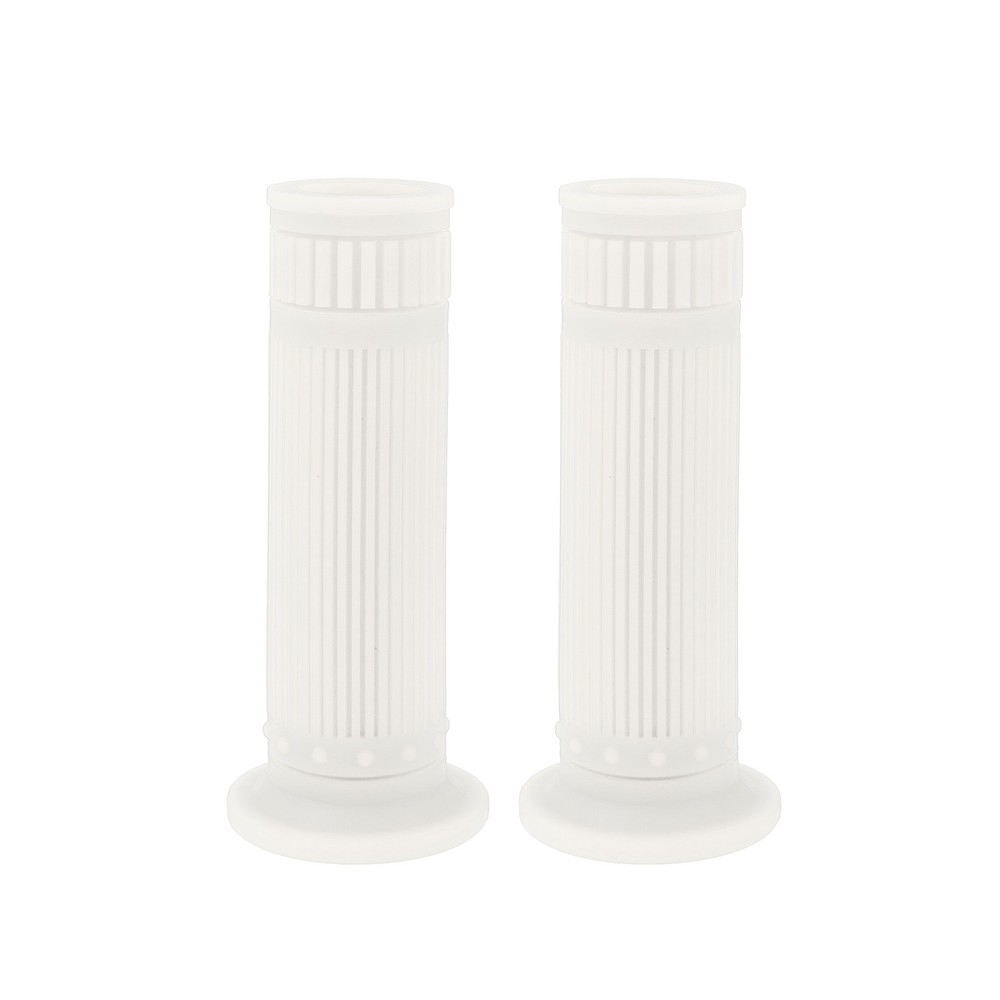 1" 25mm Motorcycle Knobs Handlebar Cover TPU White