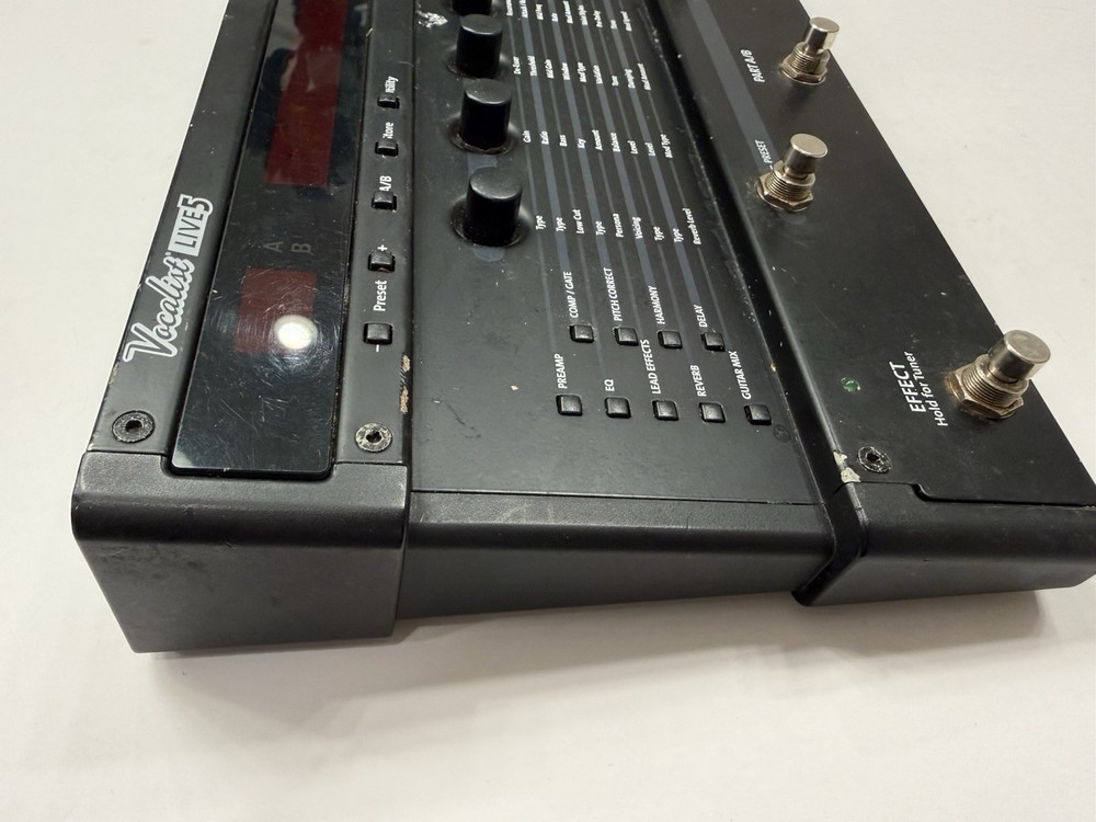 Digitech Vocalist Live 5 Harmony Multi Vocal Effect Processor Pedal + PSU