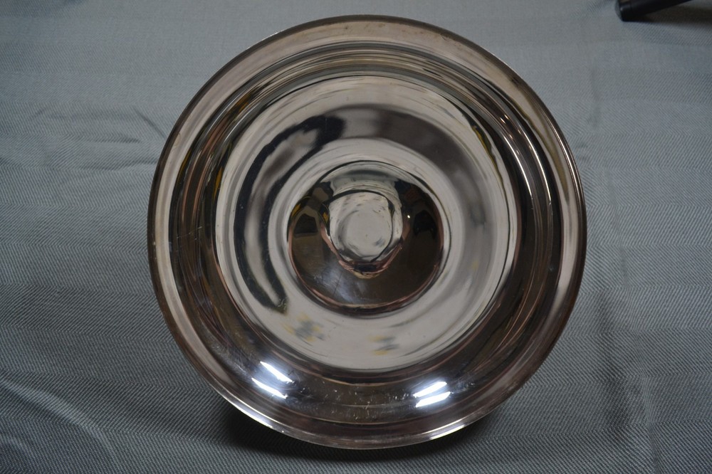 WM ROGERS 862 Silverplate Round Serving Bowl With Lid