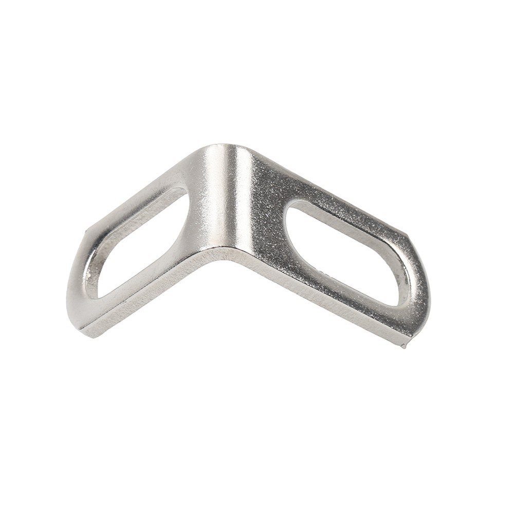 For Universal Motorcycle Exhaust Pipe Fixed Clamp Bracket L-Shaped Mounting