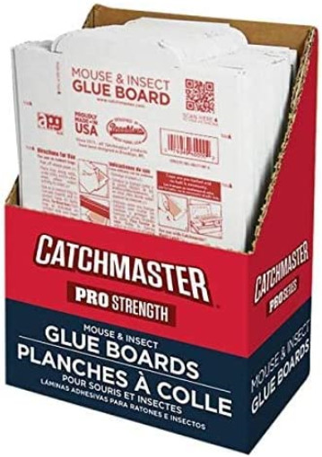 Catchmaster 60M Bulk Packed Mouse Insect & Snake Glue Boards 60-Pack