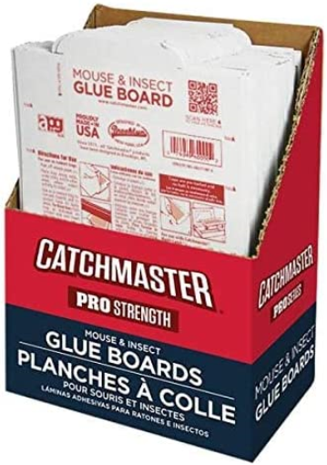 Catchmaster 60M Bulk Packed Mouse Insect & Snake Glue Boards 60-Pack