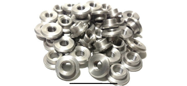 Weld On Steel Threaded Boss 1/2-13 Thread -- 8pcs