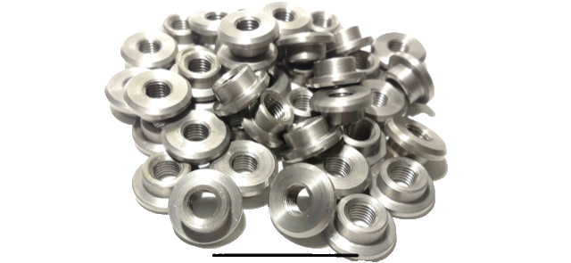 Weld On Steel Threaded Boss 1/2-13 Thread -- 8pcs