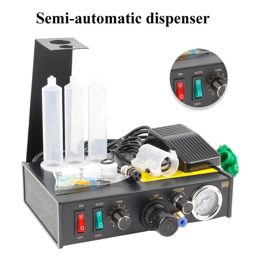 Glue Dispenser BY-982 Semi-Automatic Solder fluxes Paste Controller Dropper