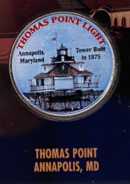 Colorized Lighthouse State Quarter Coin Collection