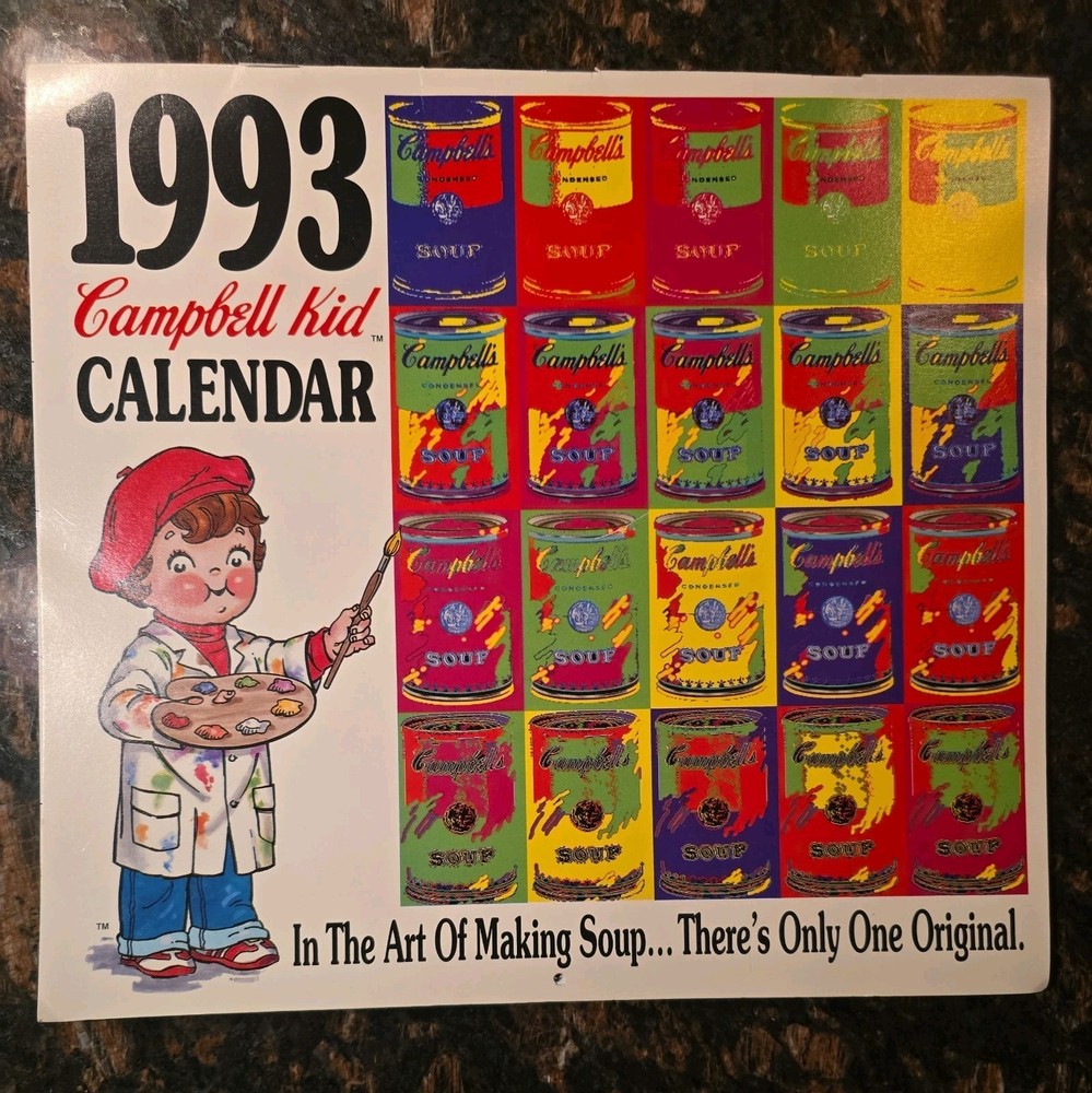 1993 Campbell Kid  Calendar- NICE!