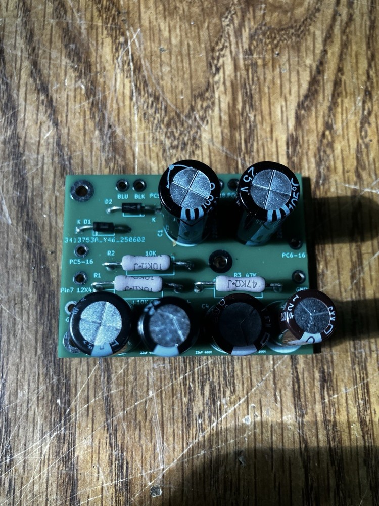 Dynaco PAS-2 PAS-3 power supply capacitor board assembled