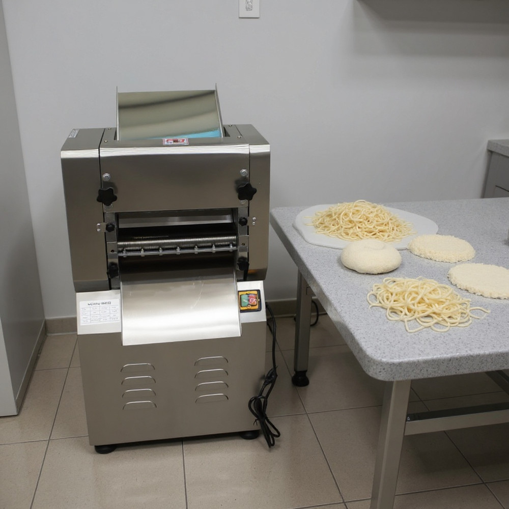 Used! Dough Sheet Roller Noodles Maker with 1.5mm Cutter 11.4" Width Roller
