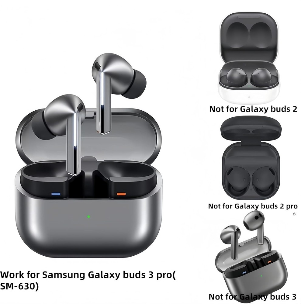 Ear Tips for Galaxy Buds 3 Pro Eartips With galaxy buds3 pro ear tips Black