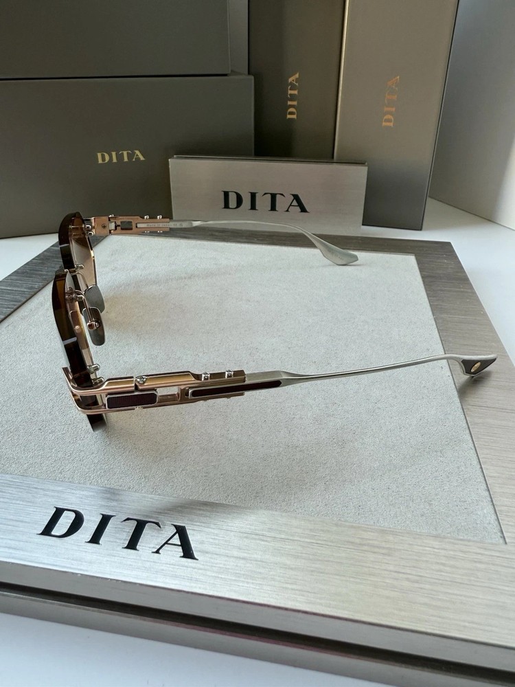 Dita GRAND IMPERYN DTS 164 Rose Gold Silver Gradient Sunglasses