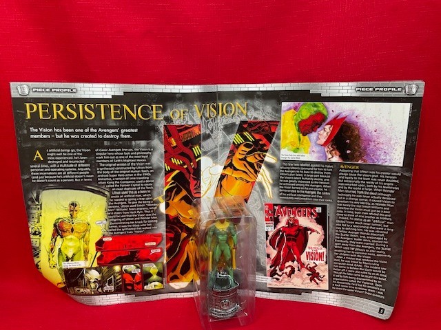MARVEL CHESS FIG COLL MAG #23-VISION-WHITE ROOK- EAGLEMOSS PUBLICATIONS LTD