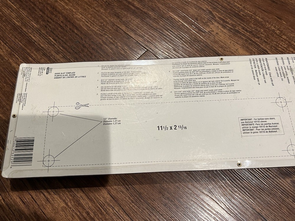 Gallery Solid Brass Mail Slot 2” X 11” New In Pack