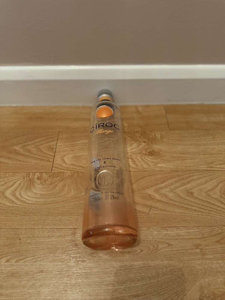 Empty Ciroc Vodka 70cl Bottle - Upcycling / Crafting - Mango