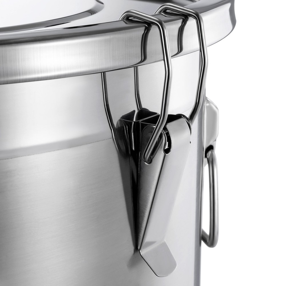 48L Stainless Steel Container Rice Cereal Grain Container Cylinder Storage Box