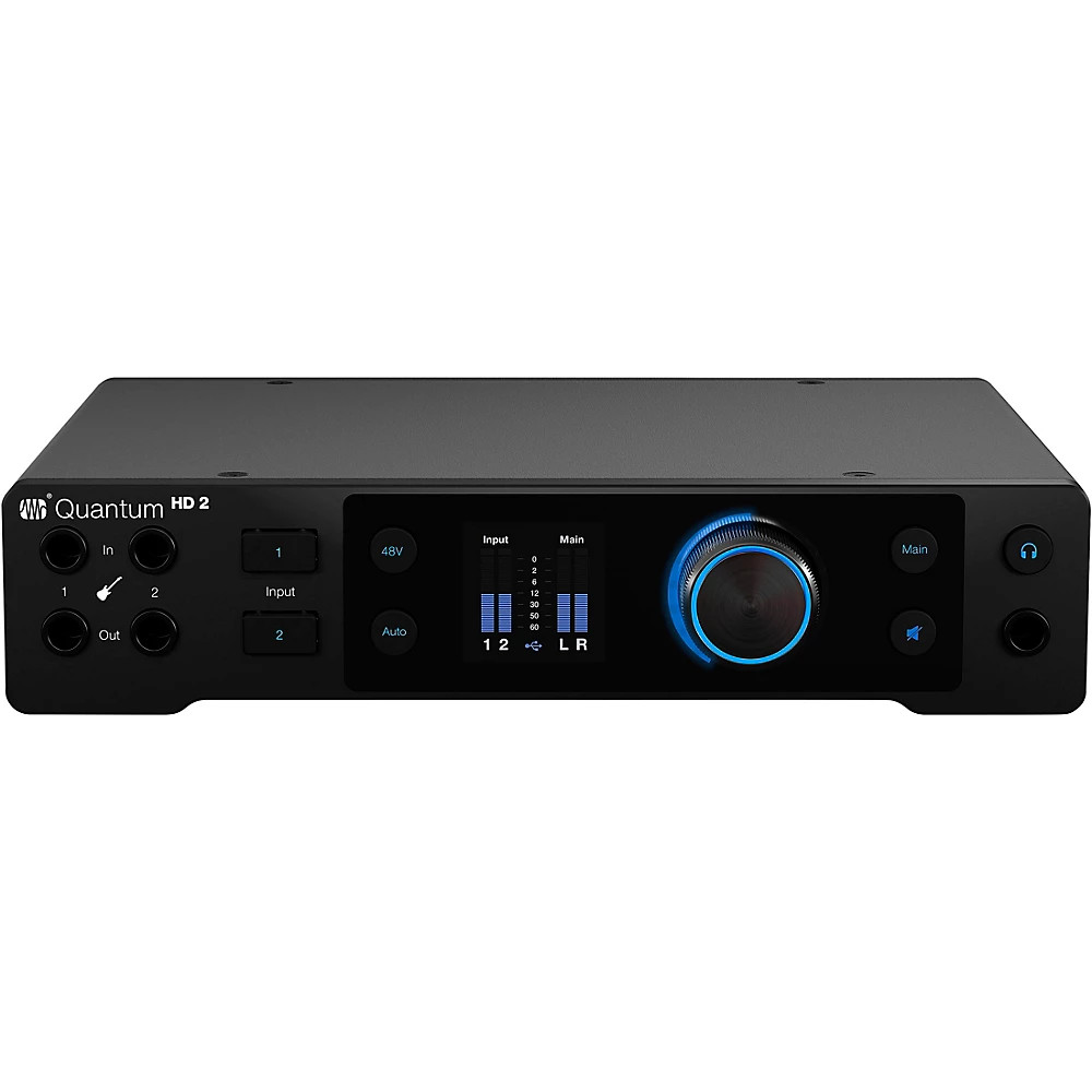 PreSonus Quantum HD2 Audio Interface w/Eris Monitors/Cables/Stands STUDIO5