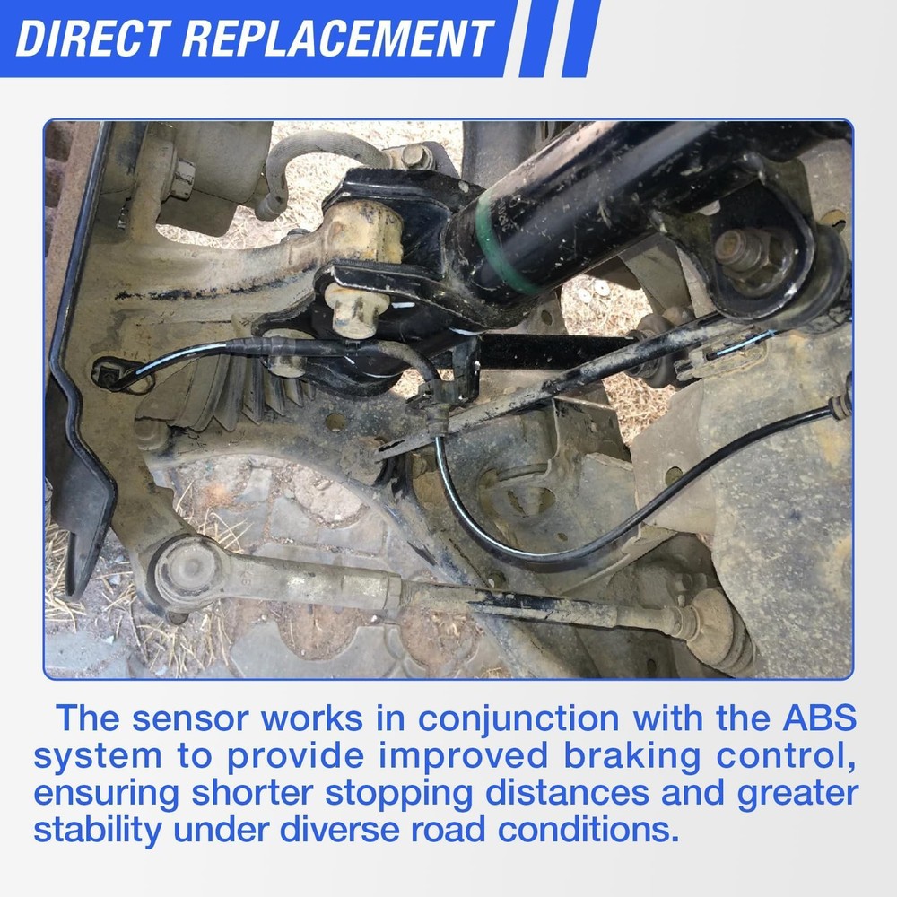 ABS Wheel Speed Sensor Front Left Right Compatible with 2003-2007 Honda Accor...