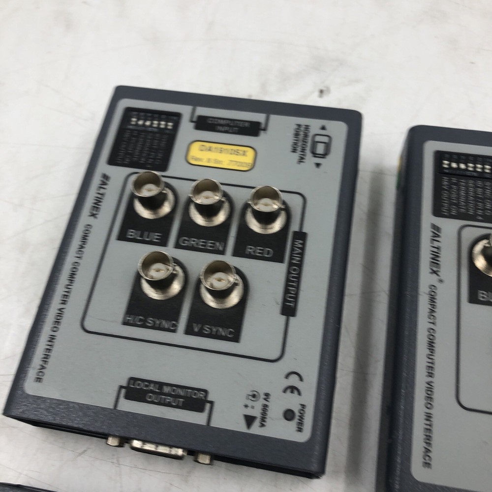 Altinex Compact Computer Video Interface DA1910SX Lot Of 4 UNTESTED