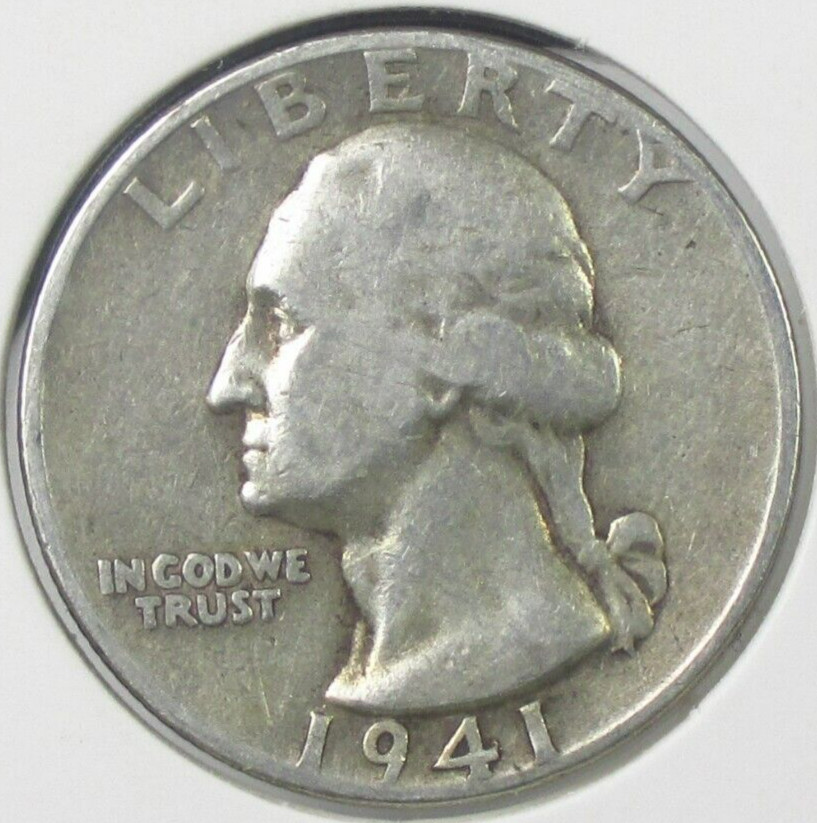 1941 Washington Quarter Dollar