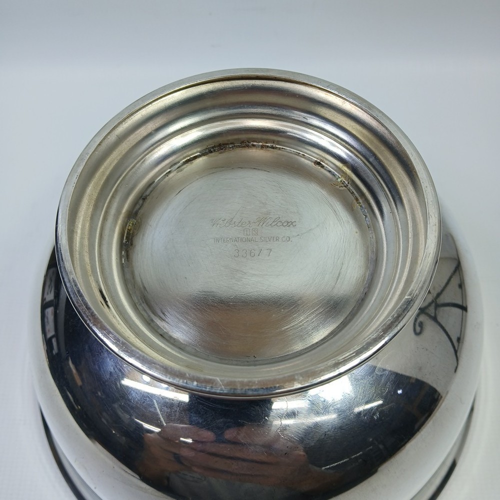 Webster Wilcox International Silver Co. 7-inch Footed Bowl 33677