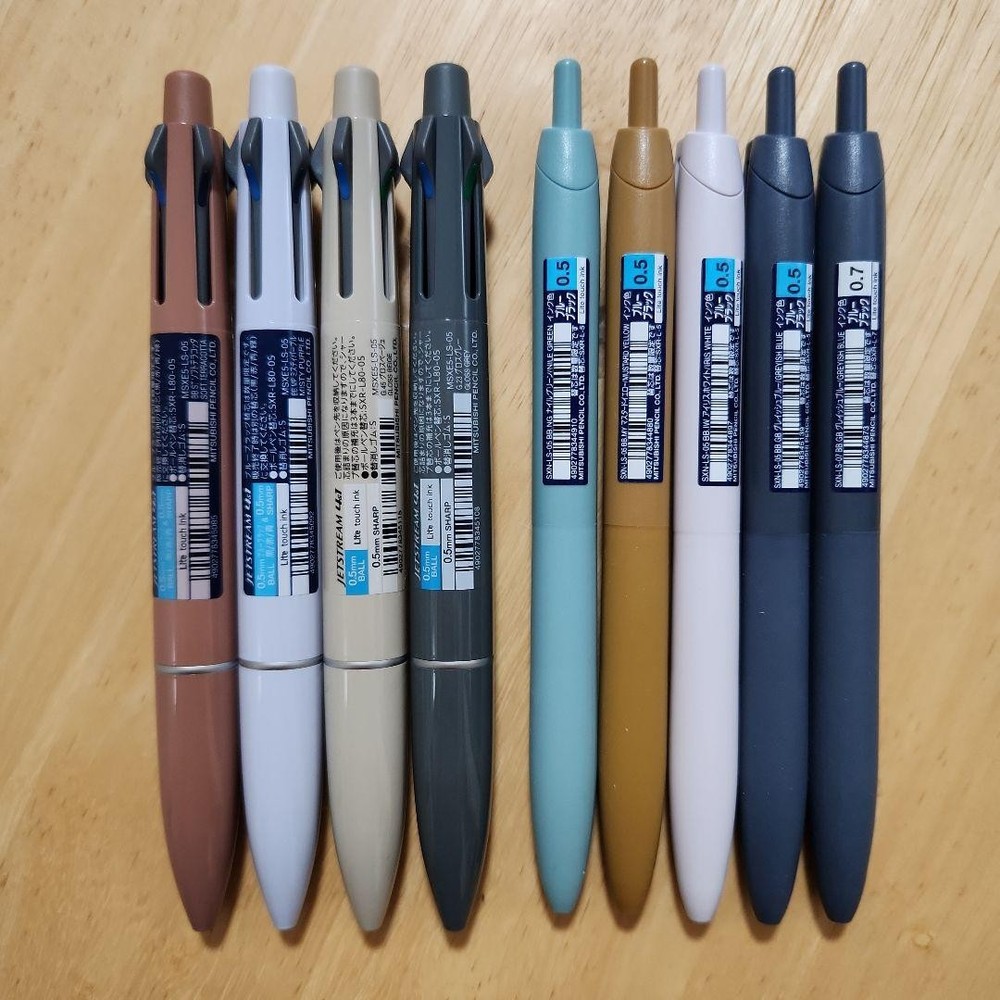 [Limited] JETSTREAM4&1 Single Light Touch Blue Black Total 9 items