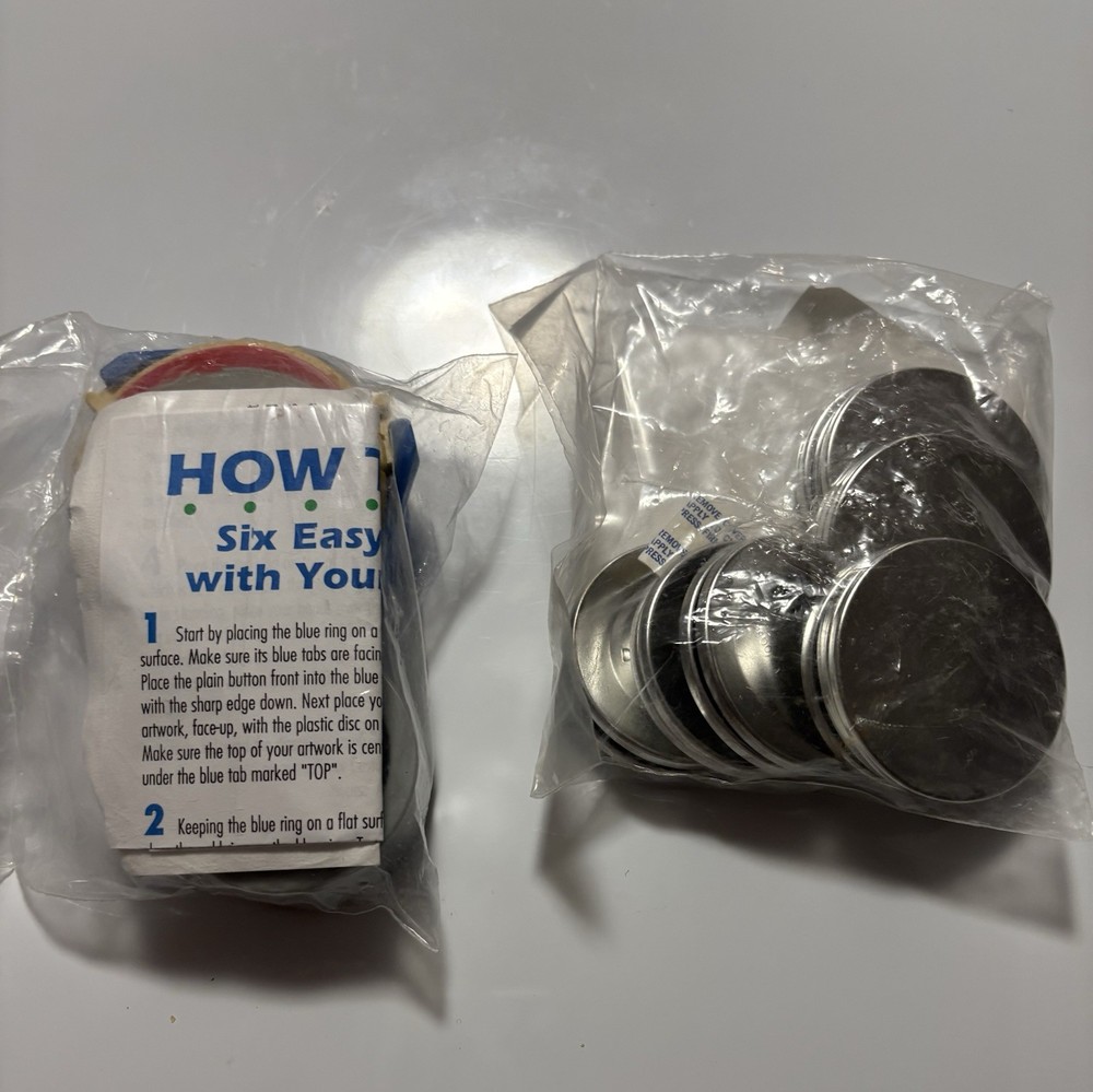 Button Making Materials