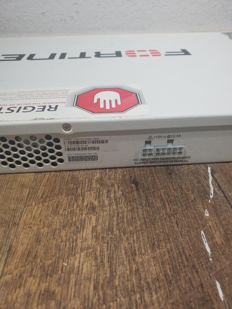V78 ♻ Fortinet FG-200D FortiGate-200D Next Generation Firewall ♻