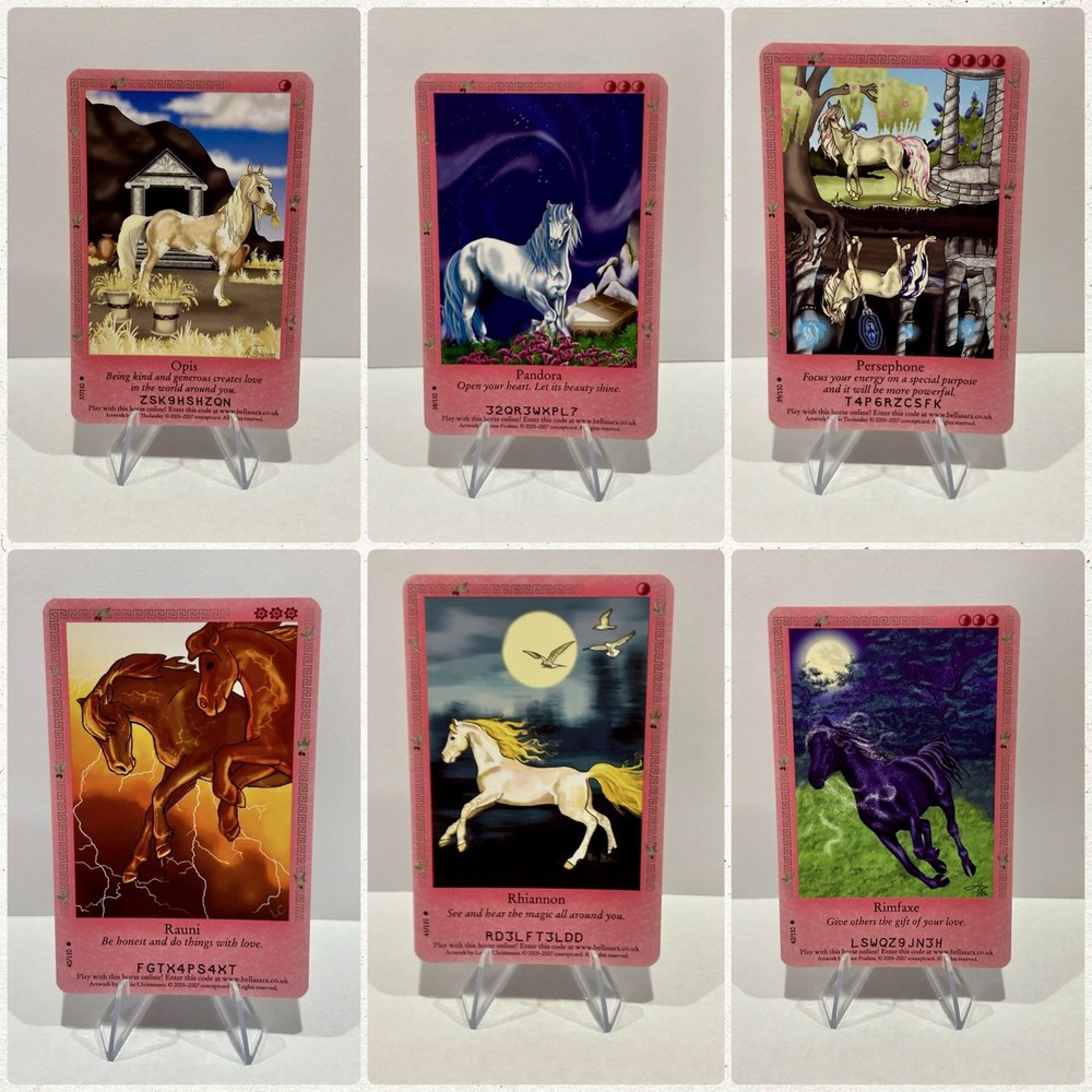 Bella Sara Mythology Complete Set- English Language -Mint Condition