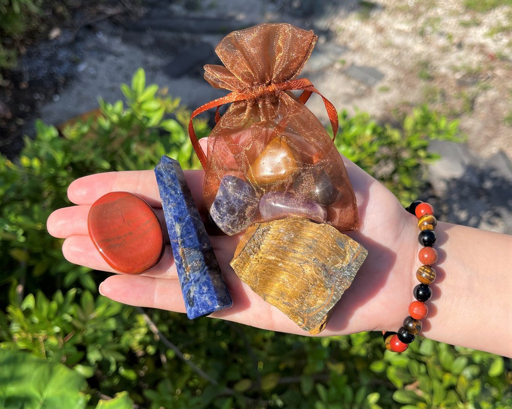 Inner Strength Crystal Box - Bracelet, Worry Stone, Obelisk, Tumble and More!