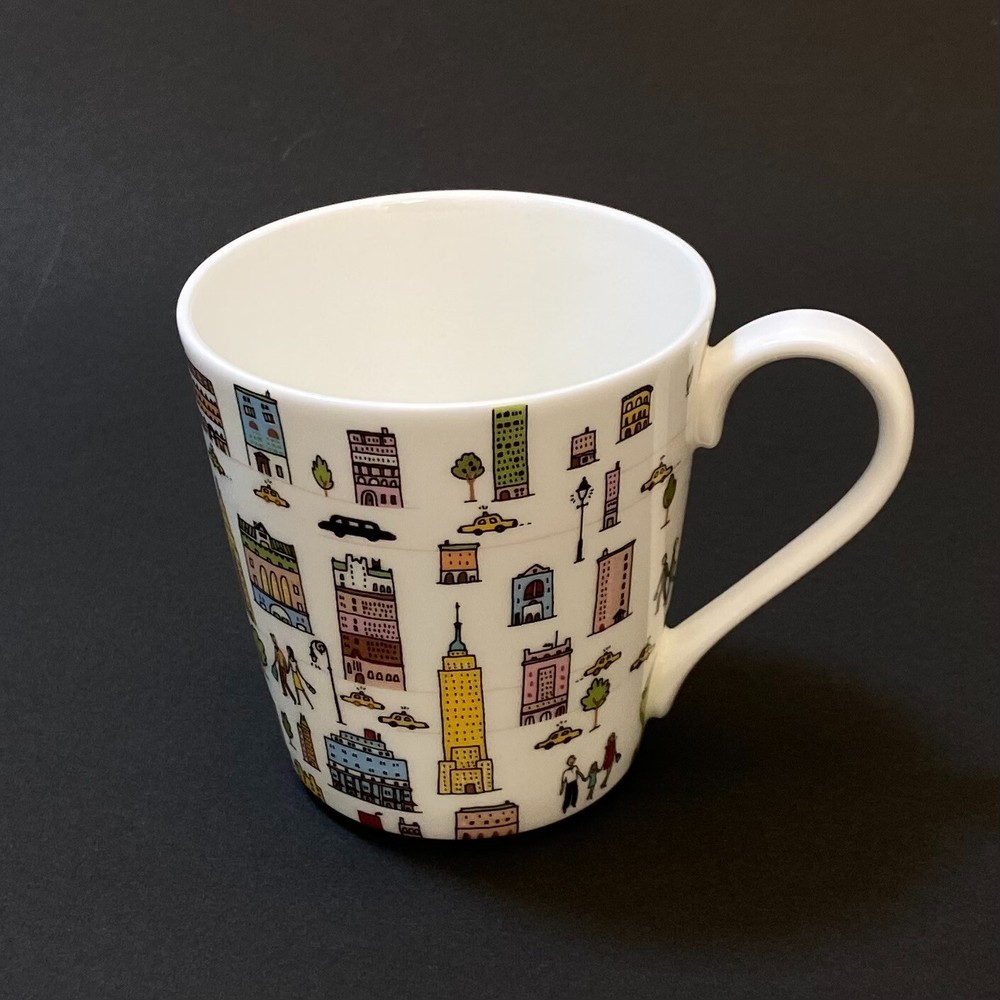 Tiffany & Co. 5th Avenue Bone China Mug Cup 2pcs Set Authentic 210ml with Box