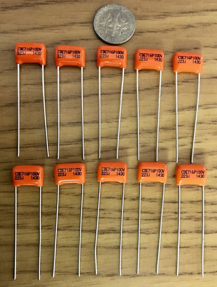 Orange Drop Capacitor .022 set of 10 NEW!
