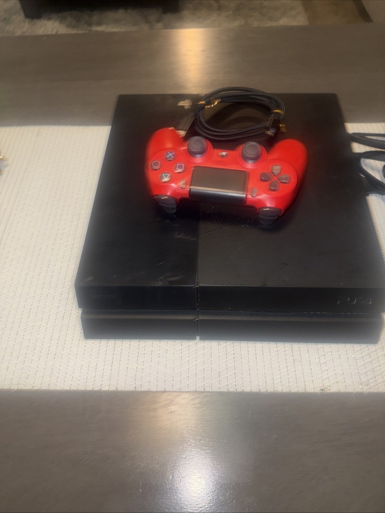 Sony PlayStation 4 CUH-1115a 500GB Black Console W/ Controller & Cables TESTED