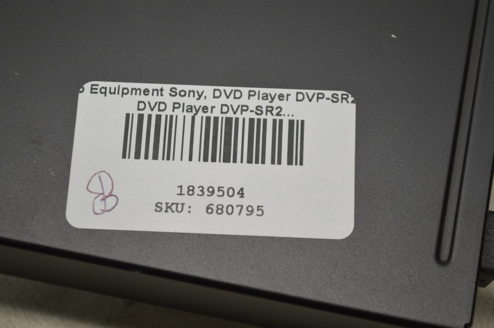 Sony DVD CD Player DVP-SR200P