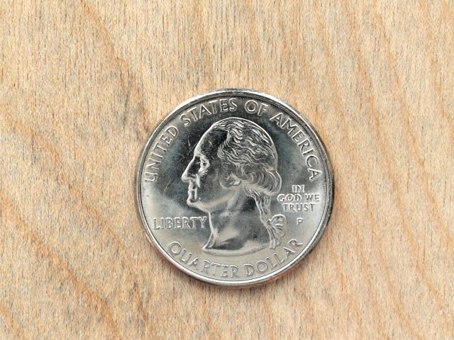 2001 P Rhode Island State Quarter Actual Coin # 2