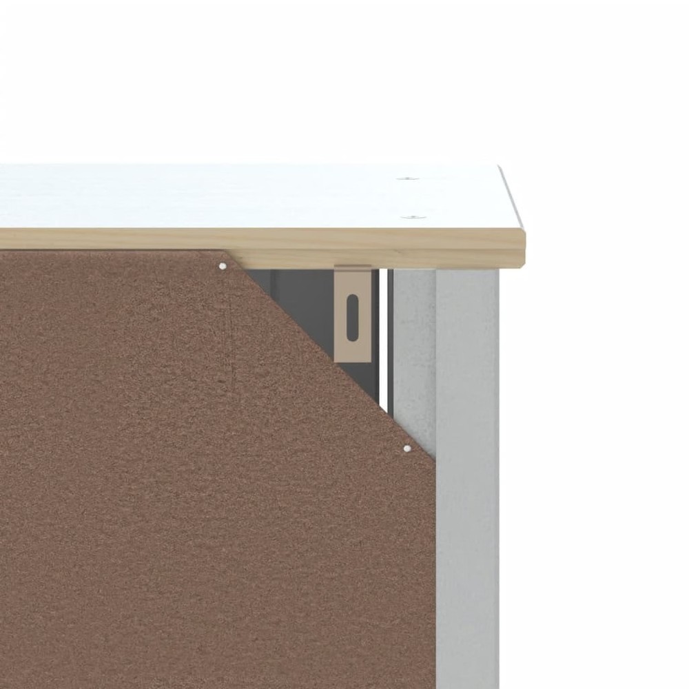 Washing Machine Cabinet White Solid pine wood Standard